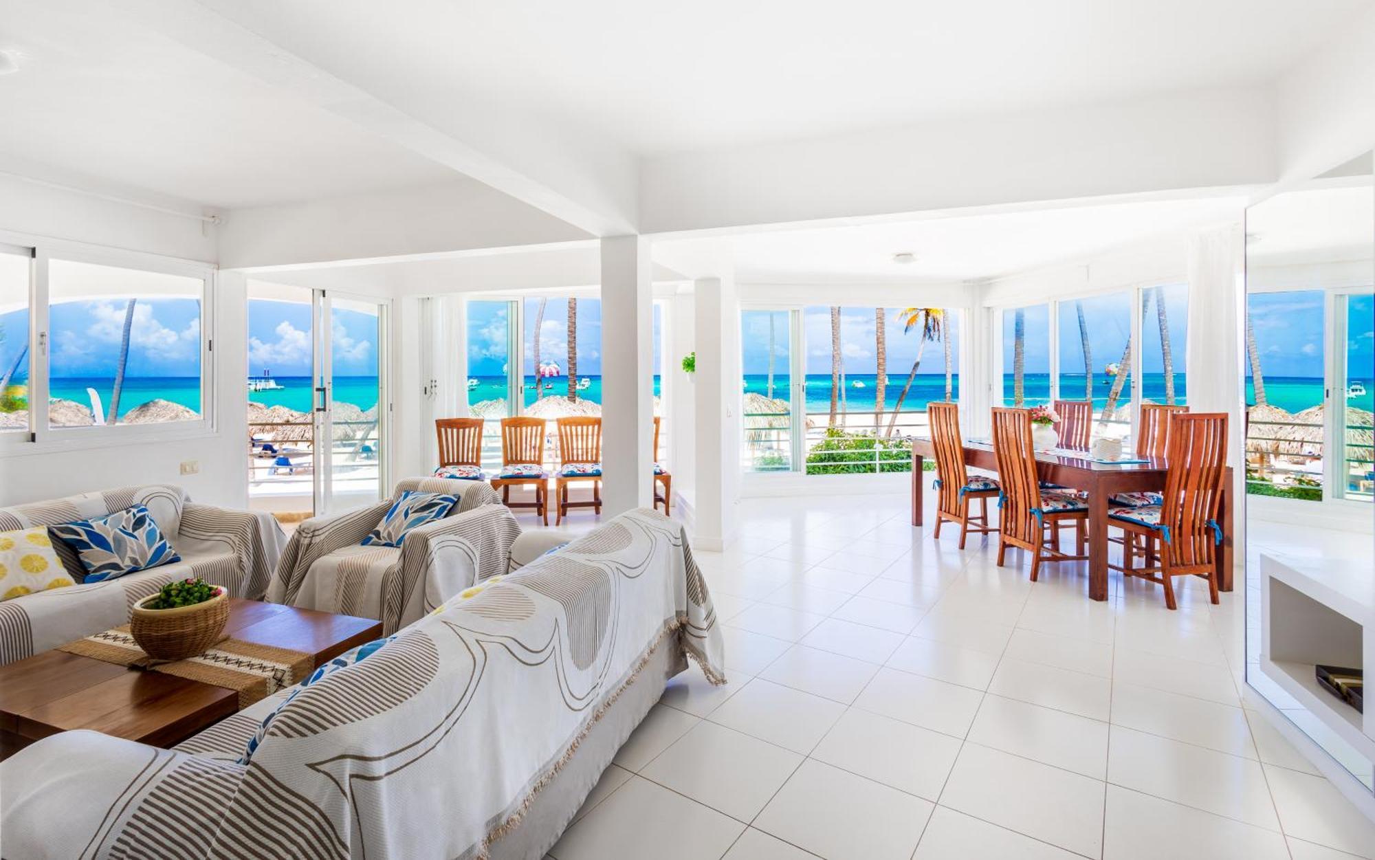Prime Ocean View Punta Cana Apartments - 3-Bedroom Getaway With Private Terrace On Bavaro Beach Exterior photo