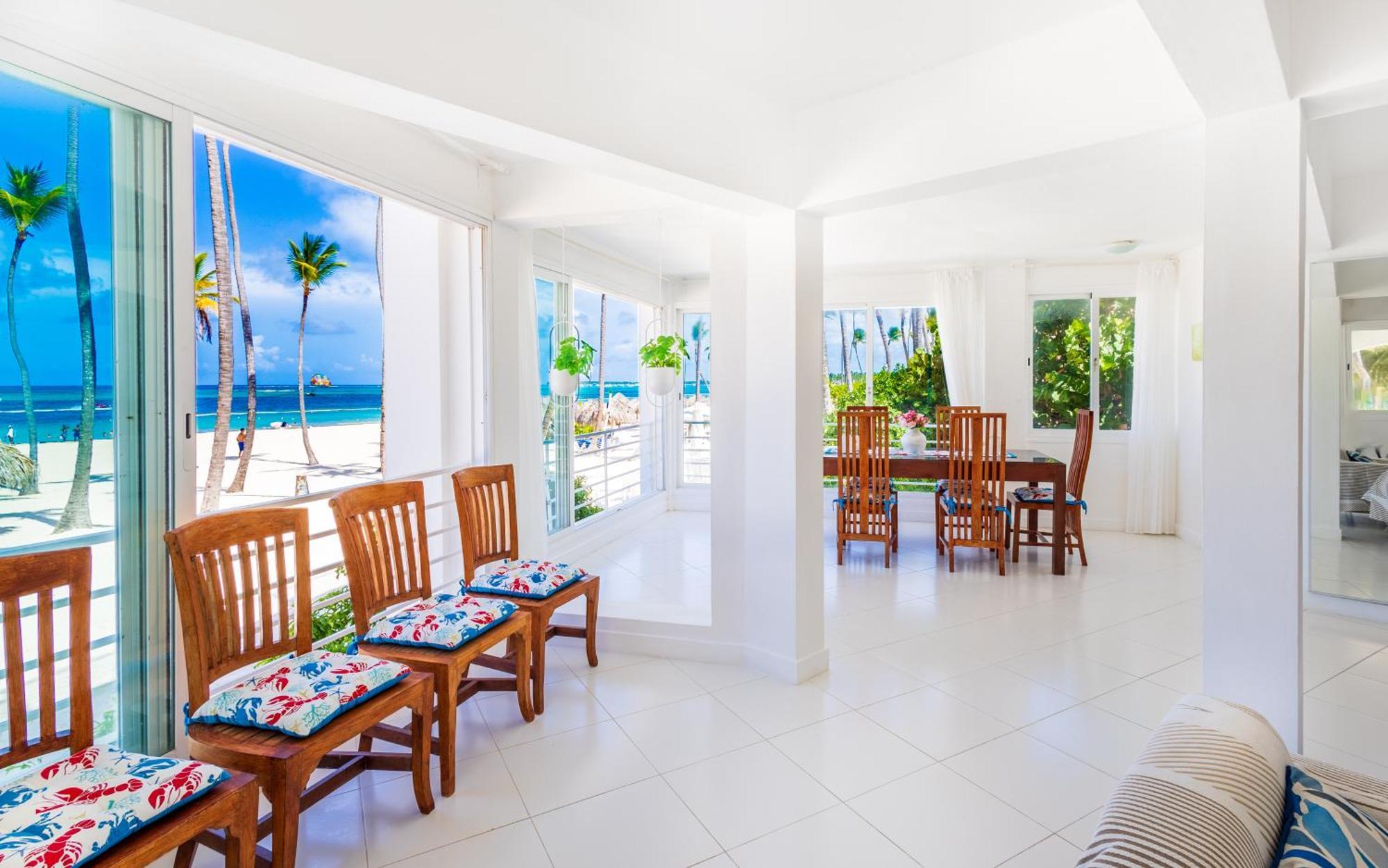 Prime Ocean View Punta Cana Apartments - 3-Bedroom Getaway With Private Terrace On Bavaro Beach Exterior photo